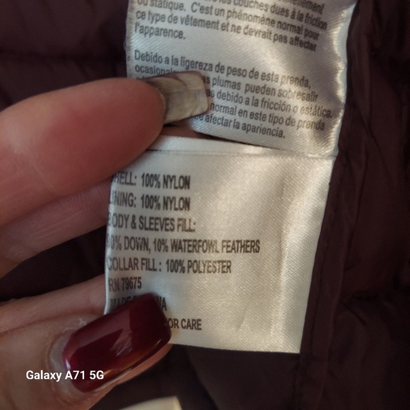Michael Kors Packable Puffer Down filled Jacket size Med gorgeous! - Picture 7 of 8